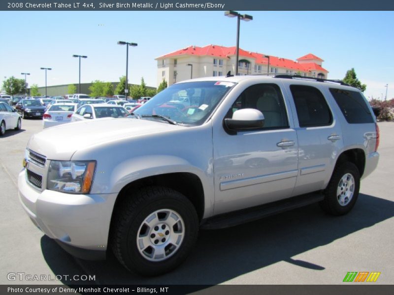 Silver Birch Metallic / Light Cashmere/Ebony 2008 Chevrolet Tahoe LT 4x4