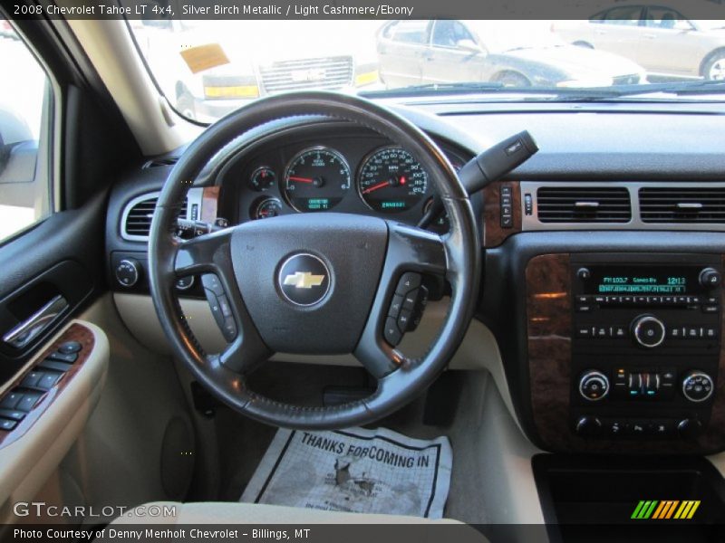 Silver Birch Metallic / Light Cashmere/Ebony 2008 Chevrolet Tahoe LT 4x4