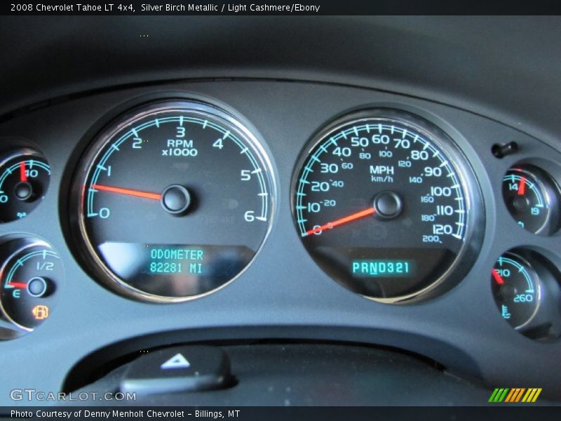 Silver Birch Metallic / Light Cashmere/Ebony 2008 Chevrolet Tahoe LT 4x4