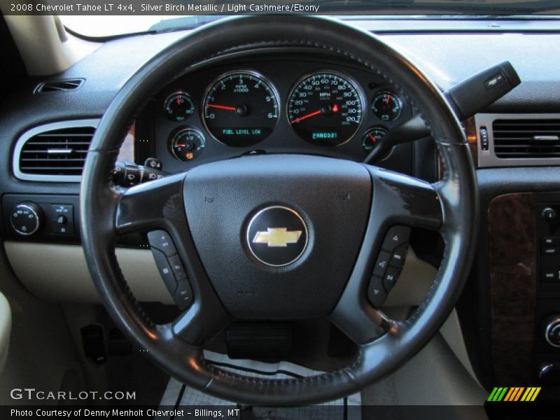 Silver Birch Metallic / Light Cashmere/Ebony 2008 Chevrolet Tahoe LT 4x4