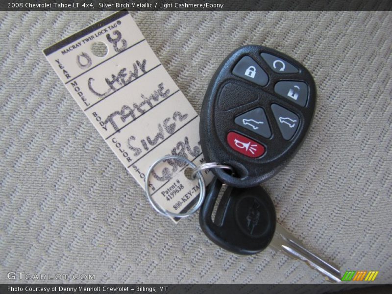 Silver Birch Metallic / Light Cashmere/Ebony 2008 Chevrolet Tahoe LT 4x4
