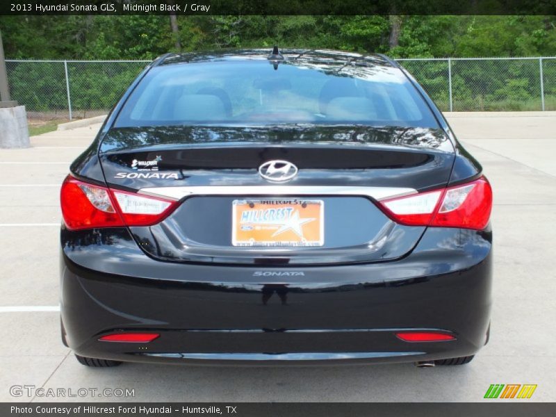 Midnight Black / Gray 2013 Hyundai Sonata GLS