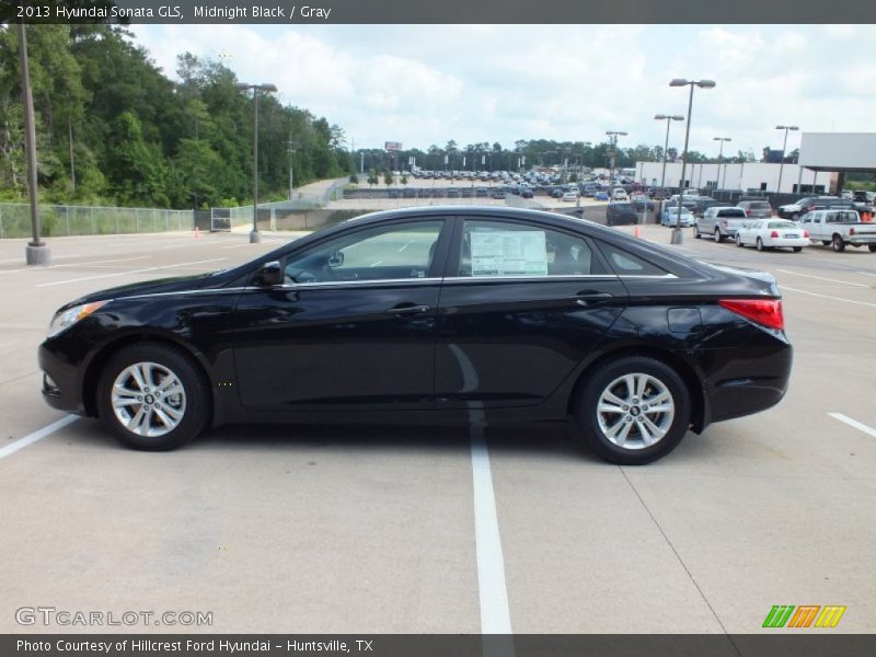 Midnight Black / Gray 2013 Hyundai Sonata GLS