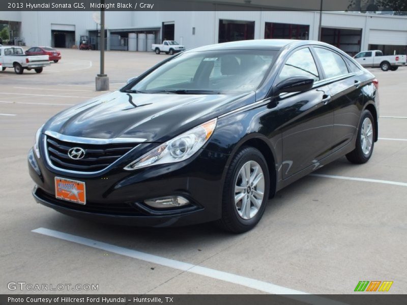Midnight Black / Gray 2013 Hyundai Sonata GLS