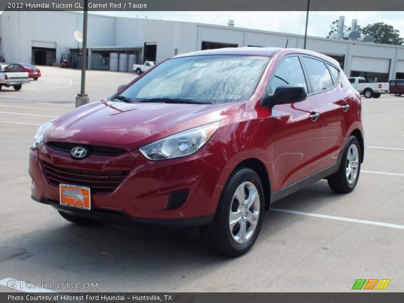 Garnet Red / Taupe 2012 Hyundai Tucson GL