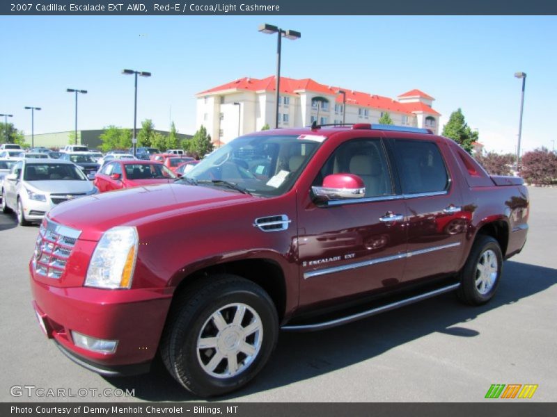 Red-E / Cocoa/Light Cashmere 2007 Cadillac Escalade EXT AWD
