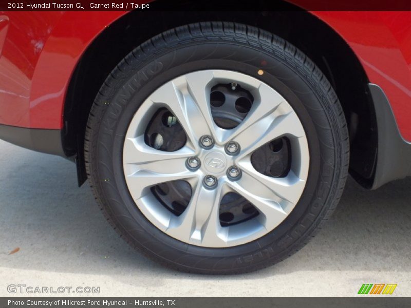 Garnet Red / Taupe 2012 Hyundai Tucson GL