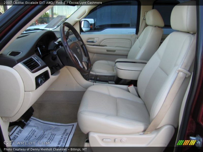 Red-E / Cocoa/Light Cashmere 2007 Cadillac Escalade EXT AWD