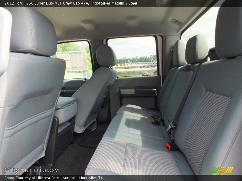 Ingot Silver Metallic / Steel 2012 Ford F350 Super Duty XLT Crew Cab 4x4