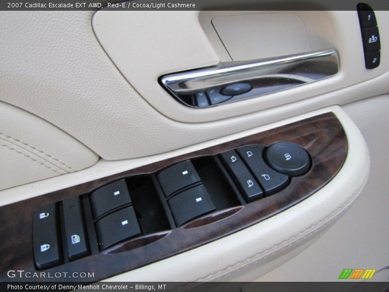 Red-E / Cocoa/Light Cashmere 2007 Cadillac Escalade EXT AWD