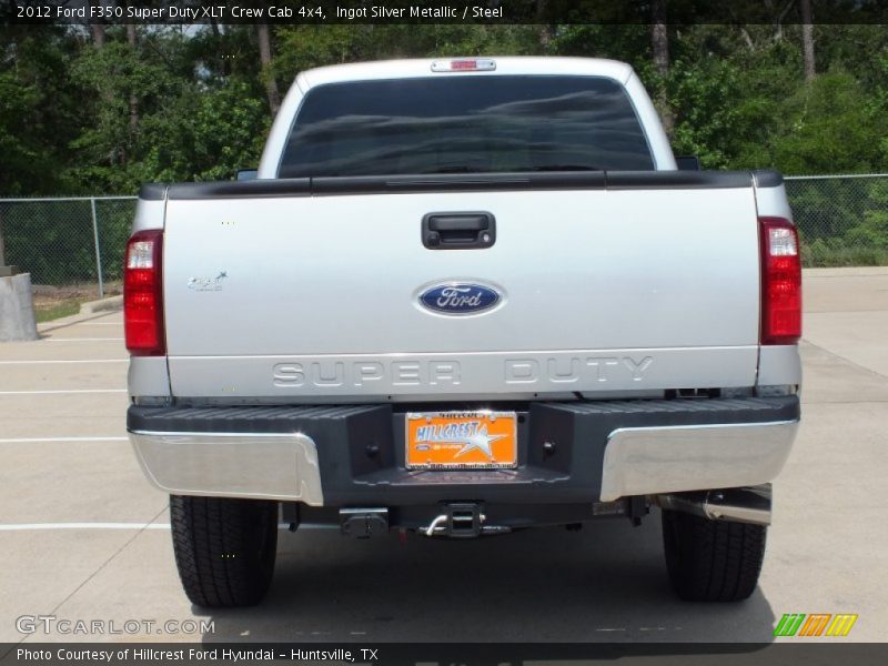 Ingot Silver Metallic / Steel 2012 Ford F350 Super Duty XLT Crew Cab 4x4