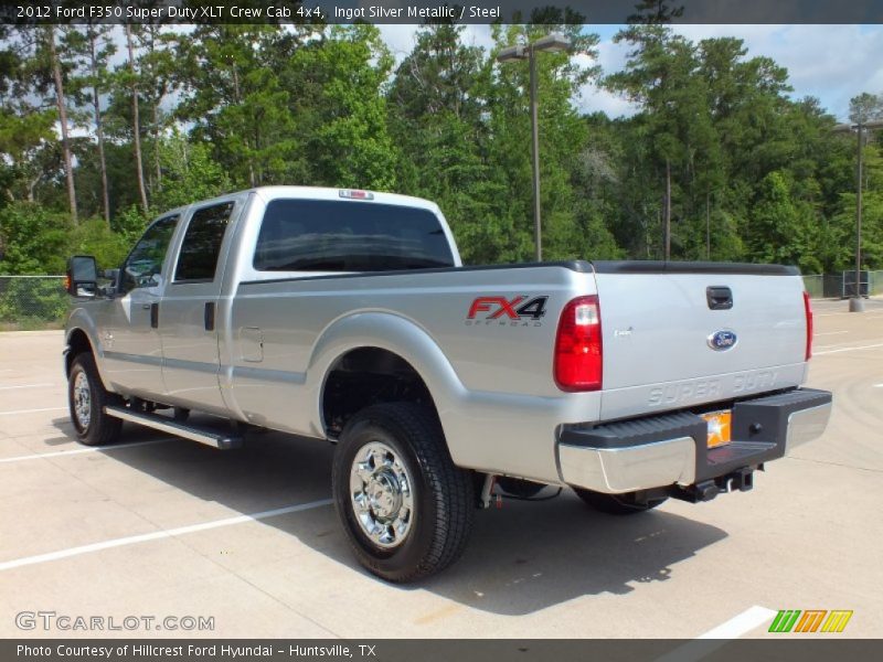 Ingot Silver Metallic / Steel 2012 Ford F350 Super Duty XLT Crew Cab 4x4