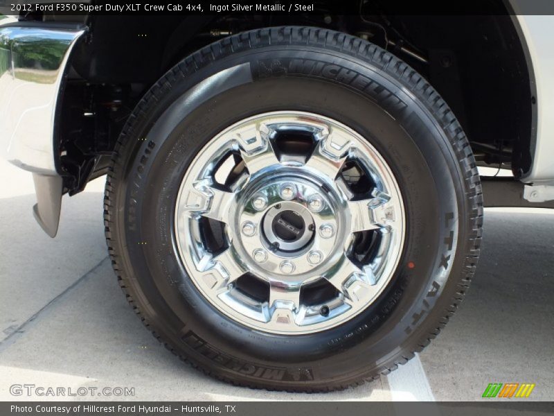 Ingot Silver Metallic / Steel 2012 Ford F350 Super Duty XLT Crew Cab 4x4