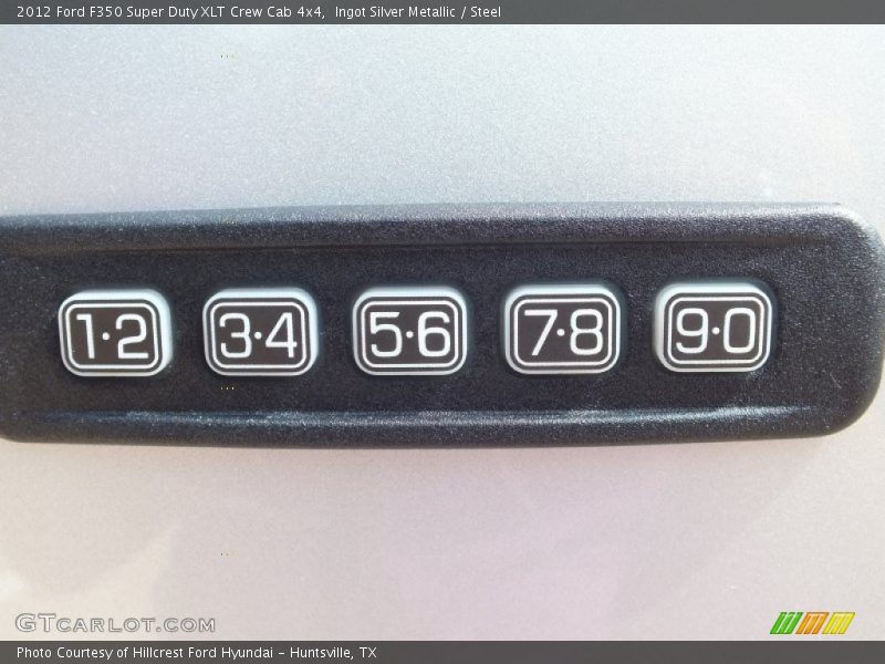 Ingot Silver Metallic / Steel 2012 Ford F350 Super Duty XLT Crew Cab 4x4
