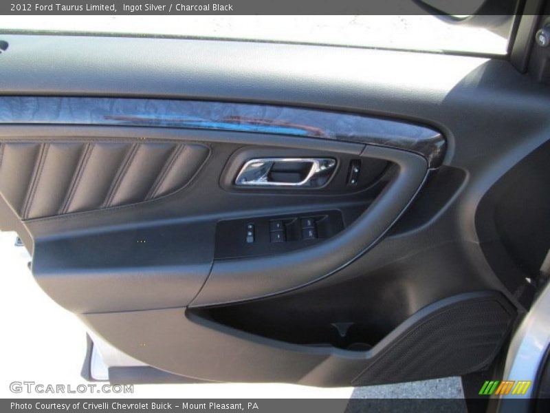 Ingot Silver / Charcoal Black 2012 Ford Taurus Limited