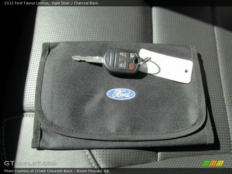 Ingot Silver / Charcoal Black 2012 Ford Taurus Limited