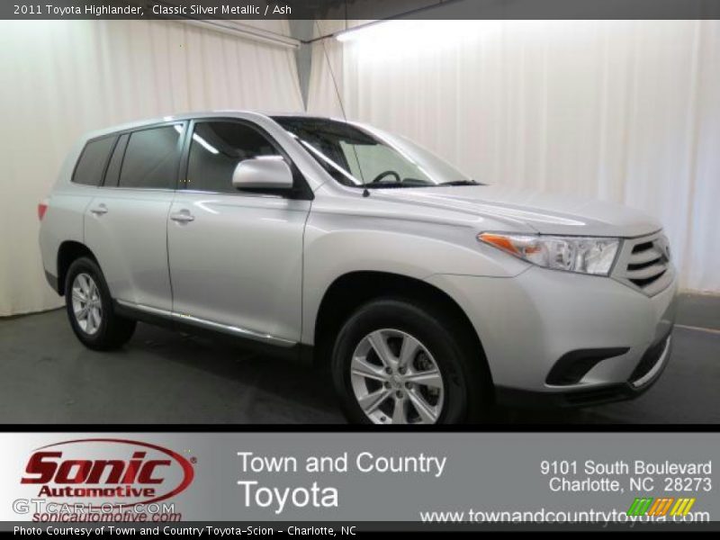 Classic Silver Metallic / Ash 2011 Toyota Highlander