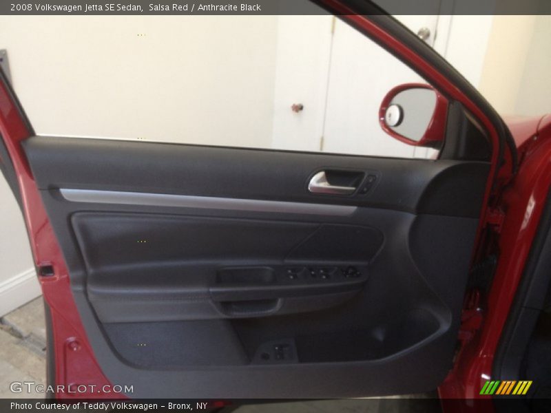 Salsa Red / Anthracite Black 2008 Volkswagen Jetta SE Sedan