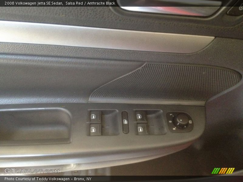 Salsa Red / Anthracite Black 2008 Volkswagen Jetta SE Sedan
