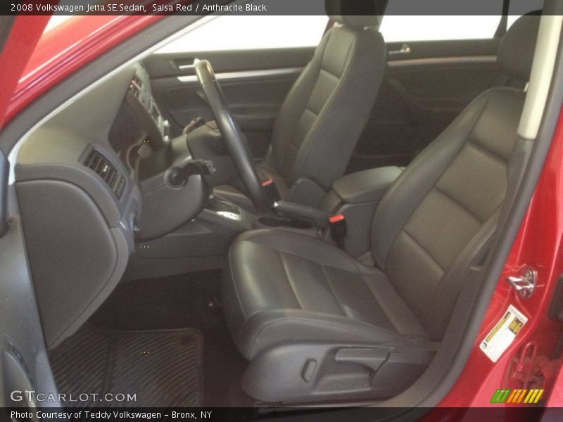 Salsa Red / Anthracite Black 2008 Volkswagen Jetta SE Sedan