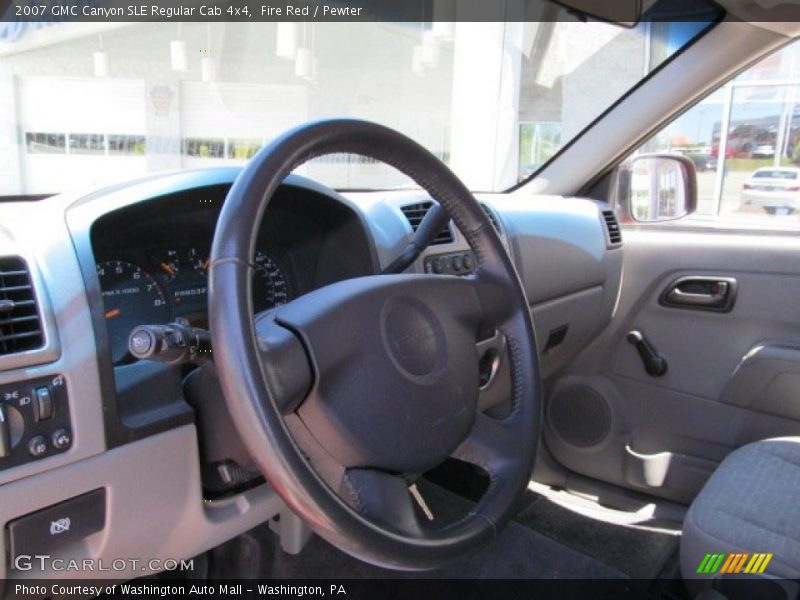 Fire Red / Pewter 2007 GMC Canyon SLE Regular Cab 4x4
