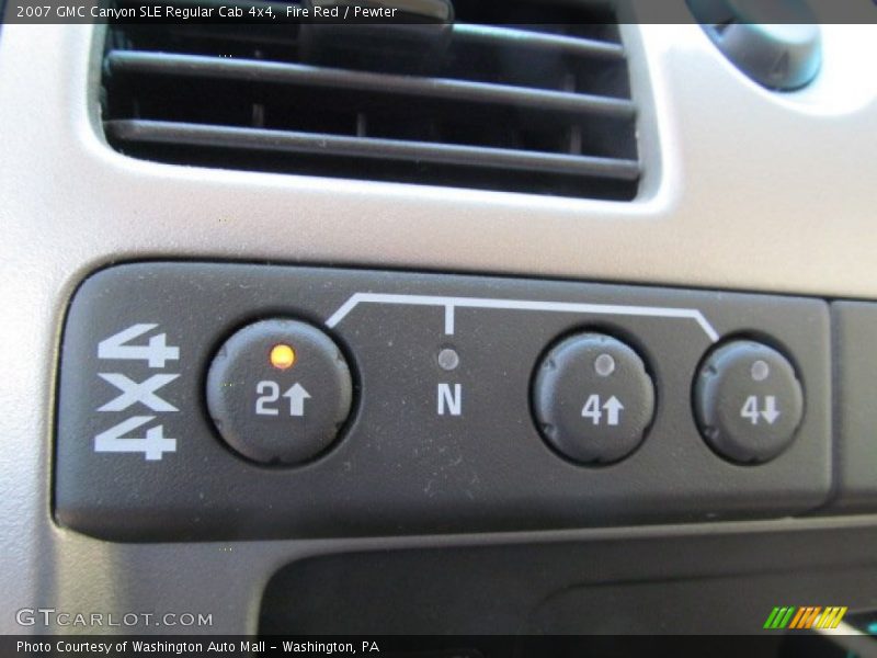 Fire Red / Pewter 2007 GMC Canyon SLE Regular Cab 4x4