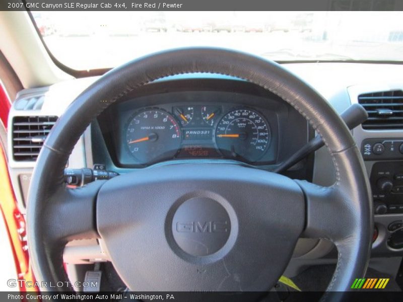 Fire Red / Pewter 2007 GMC Canyon SLE Regular Cab 4x4