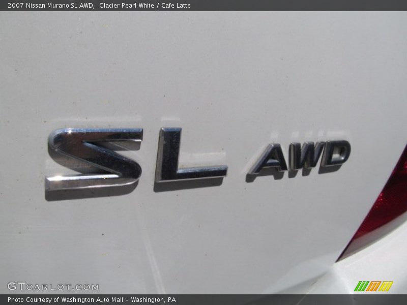 Glacier Pearl White / Cafe Latte 2007 Nissan Murano SL AWD