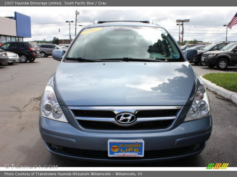 South Pacific Blue / Gray 2007 Hyundai Entourage Limited