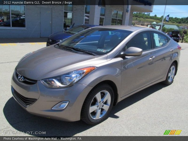 Desert Bronze / Beige 2012 Hyundai Elantra GLS