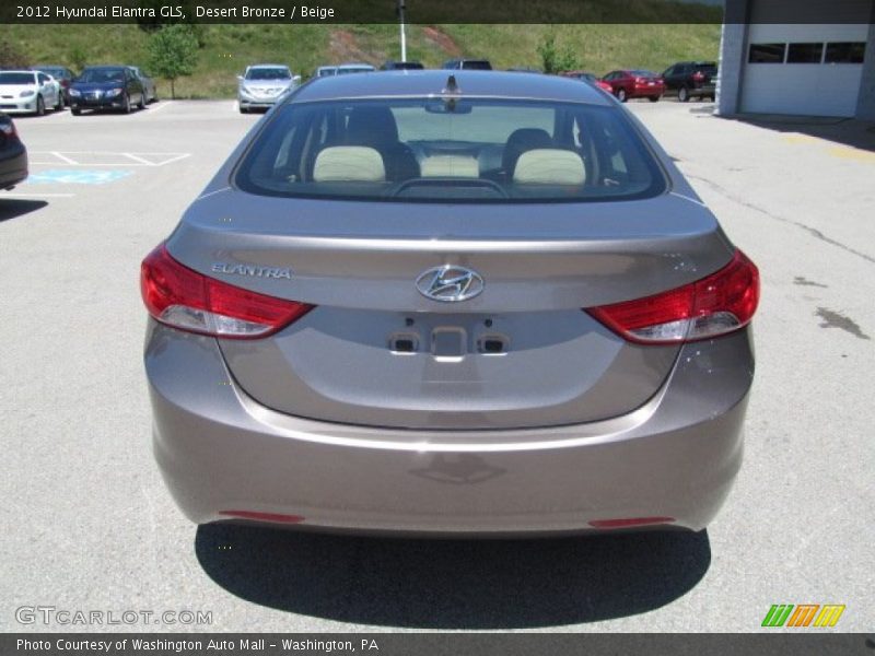 Desert Bronze / Beige 2012 Hyundai Elantra GLS