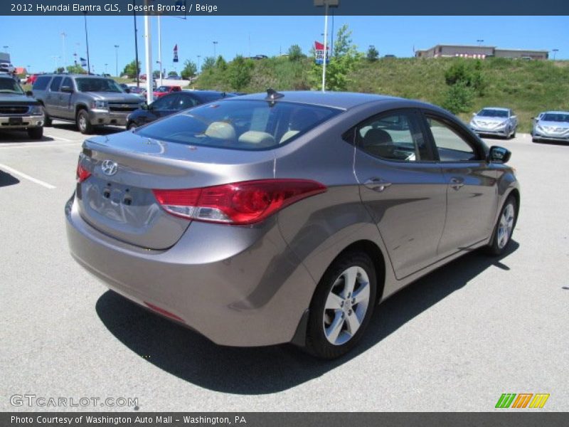 Desert Bronze / Beige 2012 Hyundai Elantra GLS