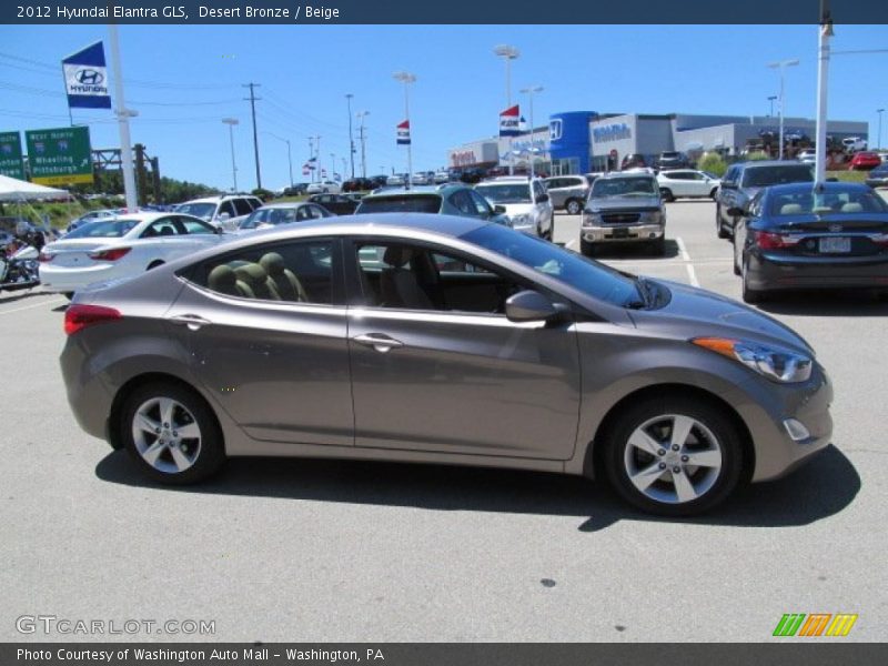 Desert Bronze / Beige 2012 Hyundai Elantra GLS