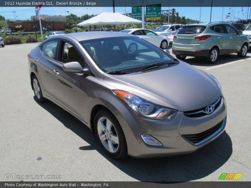 Desert Bronze / Beige 2012 Hyundai Elantra GLS