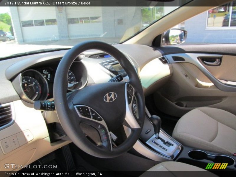 Desert Bronze / Beige 2012 Hyundai Elantra GLS