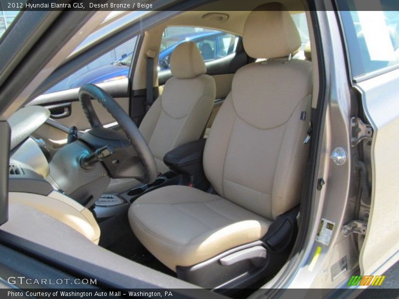 Desert Bronze / Beige 2012 Hyundai Elantra GLS