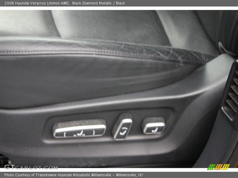Black Diamond Metallic / Black 2008 Hyundai Veracruz Limited AWD