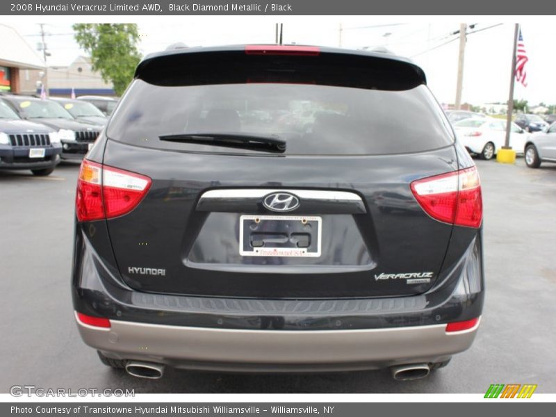 Black Diamond Metallic / Black 2008 Hyundai Veracruz Limited AWD