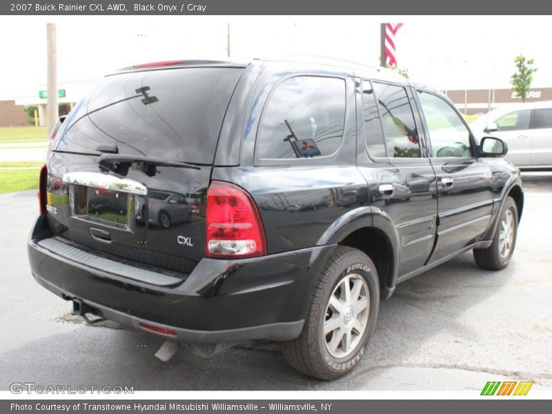 Black Onyx / Gray 2007 Buick Rainier CXL AWD