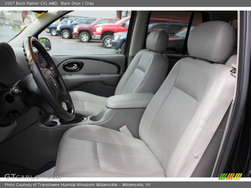 Black Onyx / Gray 2007 Buick Rainier CXL AWD