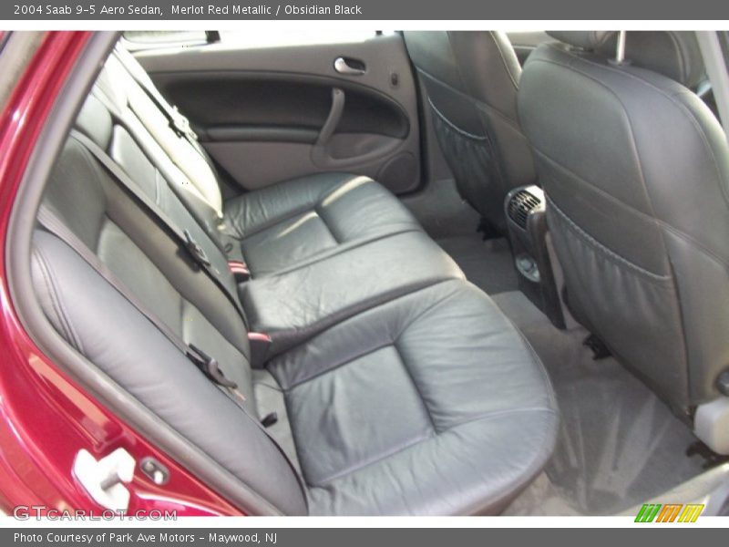 Merlot Red Metallic / Obsidian Black 2004 Saab 9-5 Aero Sedan
