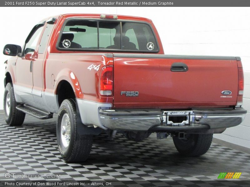 Toreador Red Metallic / Medium Graphite 2001 Ford F250 Super Duty Lariat SuperCab 4x4