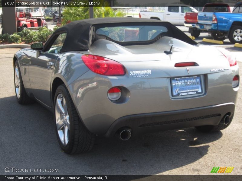 Sly Gray / Ebony 2007 Pontiac Solstice GXP Roadster