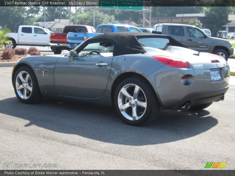 Sly Gray / Ebony 2007 Pontiac Solstice GXP Roadster