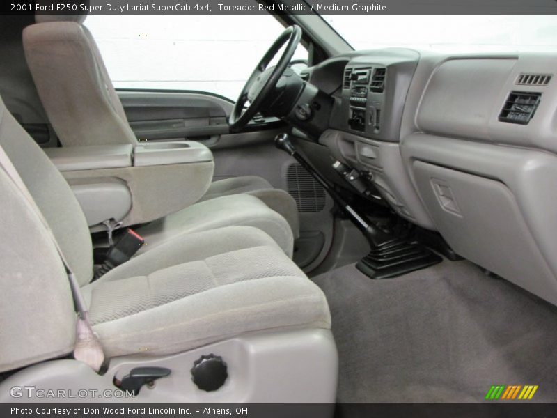 Toreador Red Metallic / Medium Graphite 2001 Ford F250 Super Duty Lariat SuperCab 4x4