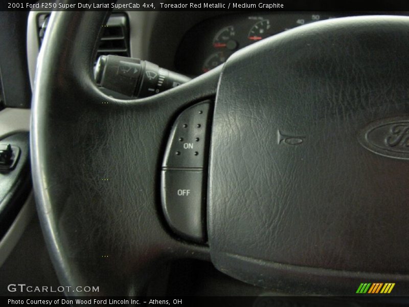 Toreador Red Metallic / Medium Graphite 2001 Ford F250 Super Duty Lariat SuperCab 4x4