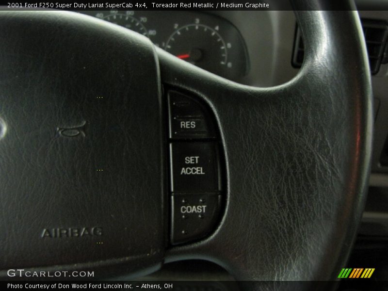 Toreador Red Metallic / Medium Graphite 2001 Ford F250 Super Duty Lariat SuperCab 4x4