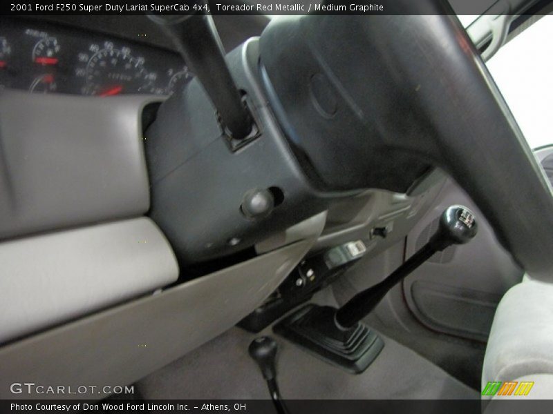Toreador Red Metallic / Medium Graphite 2001 Ford F250 Super Duty Lariat SuperCab 4x4