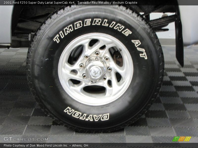 Toreador Red Metallic / Medium Graphite 2001 Ford F250 Super Duty Lariat SuperCab 4x4