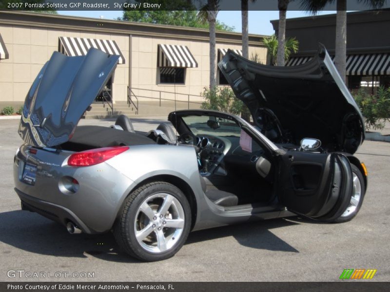 Sly Gray / Ebony 2007 Pontiac Solstice GXP Roadster